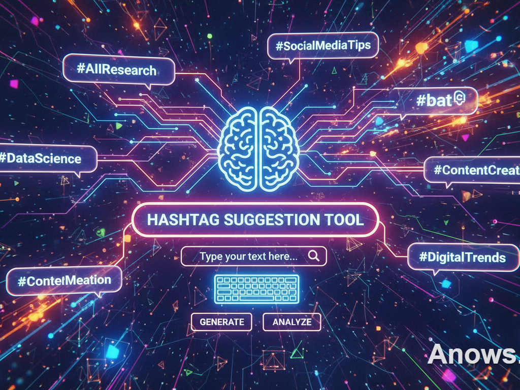 أداة اقتراح الهاشتاجات بناءً على النص