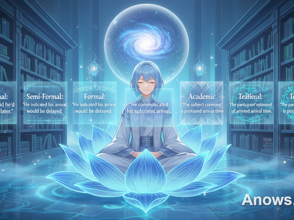 مُعيد صياغة ذو مستويات رسمية متنوعة